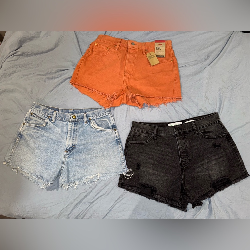 Women’s size 9/29 bundle of 3 pairs of denim shorts